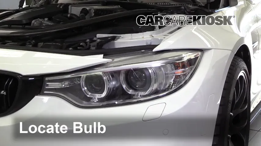 2015 BMW M4 3.0L 6 Cyl. Turbo Coupe Lights Highbeam (replace bulb)